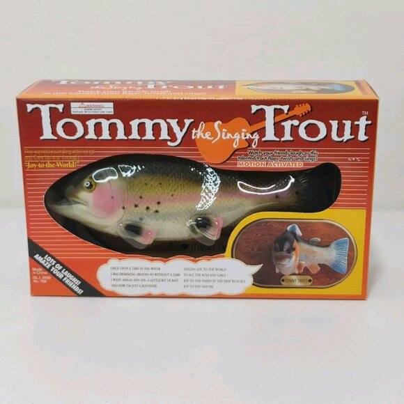 Vintage Tommy The Singing Trout Fish BRAND NEW "Joy to the World" - Picture 11 of 11